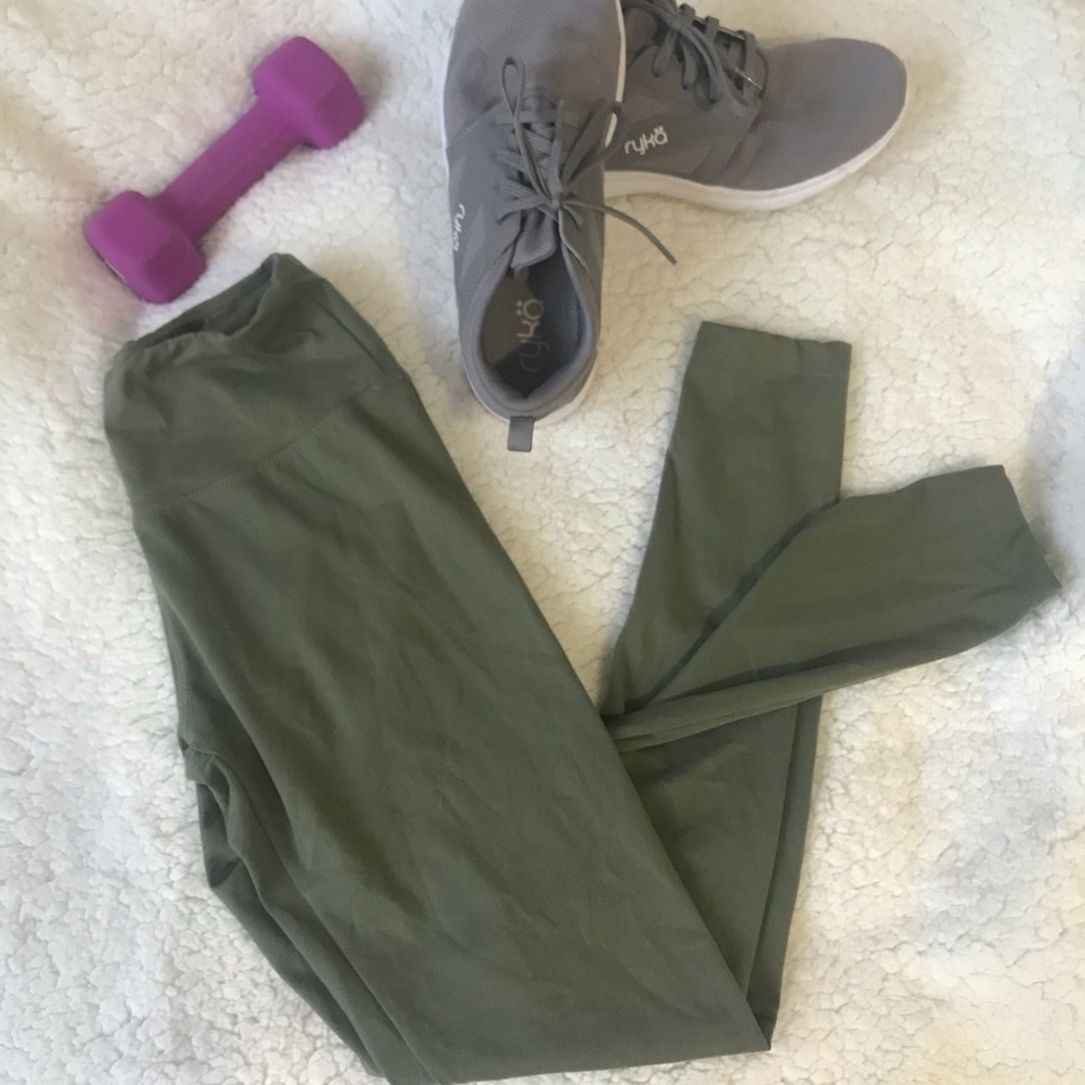 Balance Collection Olive  Leggings Womens Size S